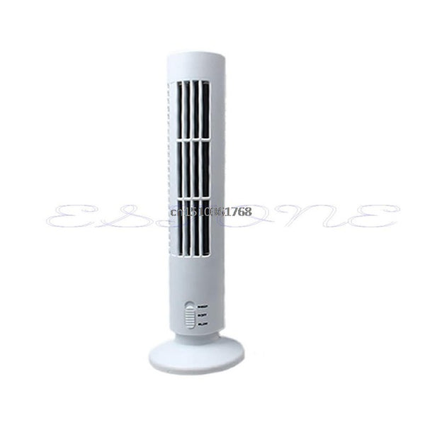 Portable USB Cooling Bladeless Air Conditioner Mini Cooling Cool Desk Tower Fan