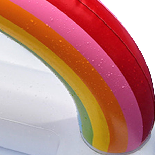 GIANT INFLATABLE RAINBOW DRINK & FOOD HOLDER
