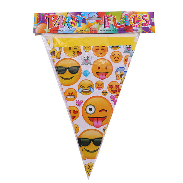 Emoji Theme Cartoon Party Tableware Party Kit