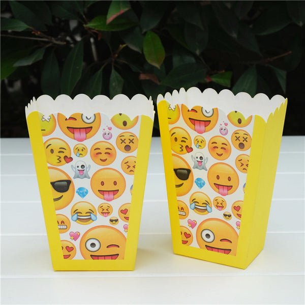Emoji Theme Cartoon Party Tableware Party Kit