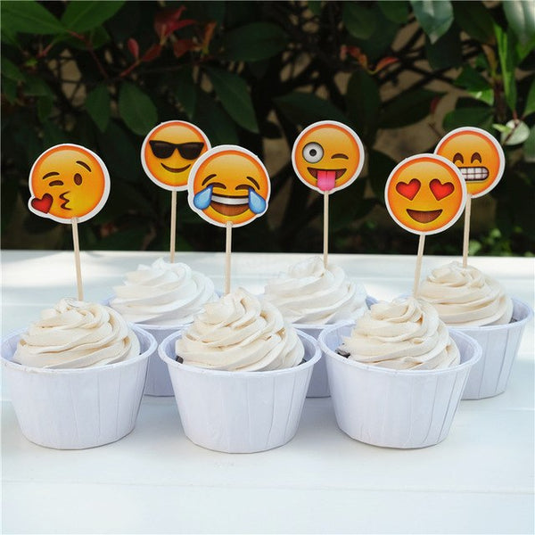 Emoji Theme Cartoon Party Tableware Party Kit