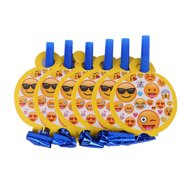 Emoji Theme Cartoon Party Tableware Party Kit