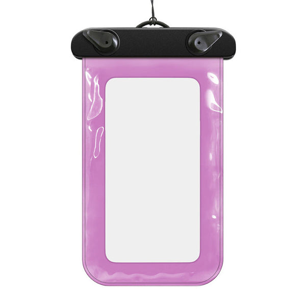 CLEAR WATERPROOF MOBILE PHONE BAGS with STRAP DRY POUCH