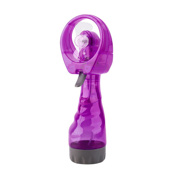 Portable Handhold Water Mist Fan 2In1 Functions Powerful Fan Mini Outdoor Water Cooling Spray Fan Humidification Fan