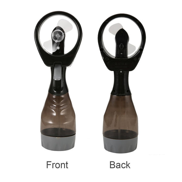 Portable Handhold Water Mist Fan 2In1 Functions Powerful Fan Mini Outdoor Water Cooling Spray Fan Humidification Fan