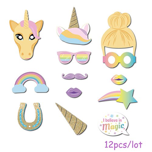 ENCHANTED ULTRA MAGICAL 6 PERSON UNICORN BIRTHDAY PARTY KIT!!!