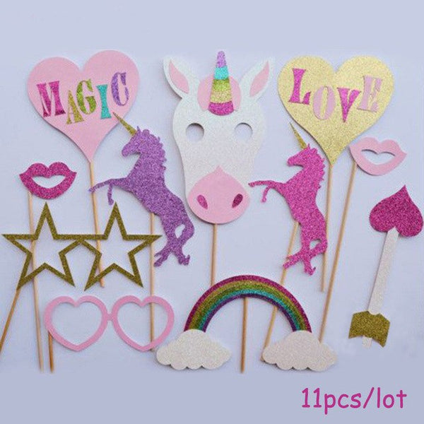 ENCHANTED ULTRA MAGICAL 6 PERSON UNICORN BIRTHDAY PARTY KIT!!!
