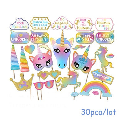 ENCHANTED ULTRA MAGICAL 6 PERSON UNICORN BIRTHDAY PARTY KIT!!!