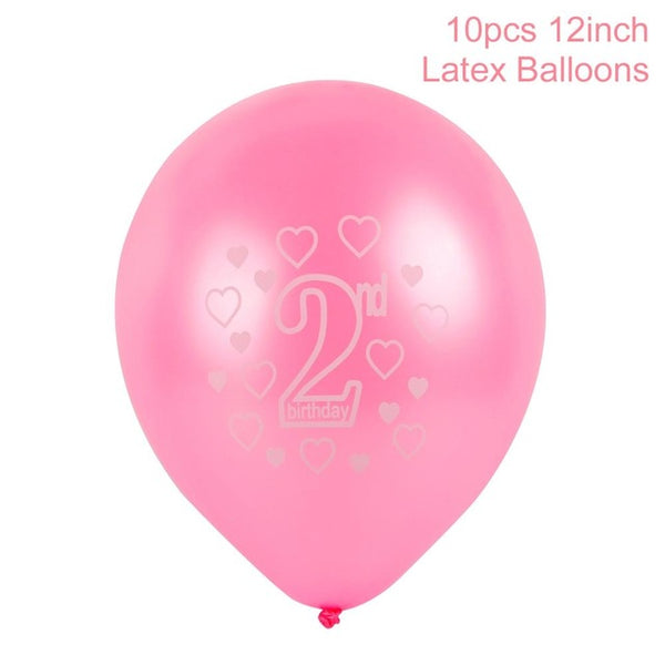 2nd Birthday Decoration Balloons