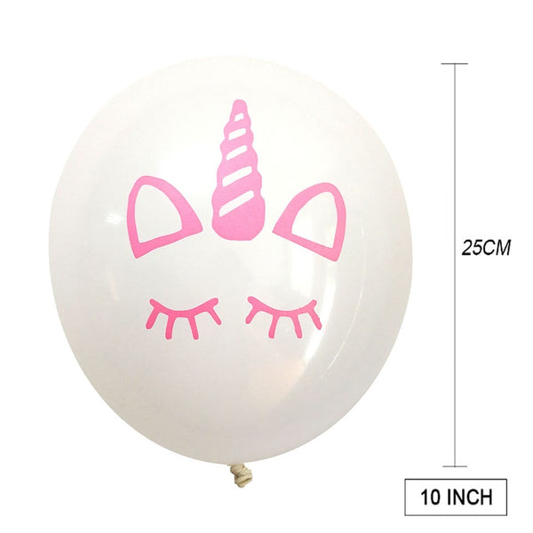 10pcs or 20 pcs Classic Unicorn Latex Party Balloons