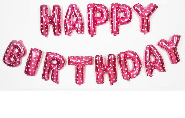 Happy Birthday Balloon Air Letters