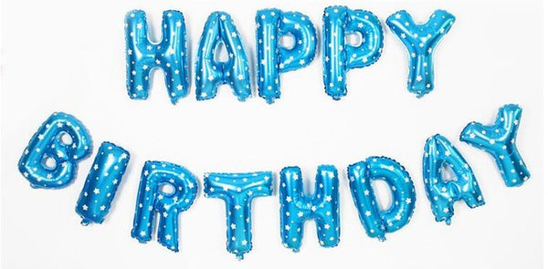 Happy Birthday Balloon Air Letters