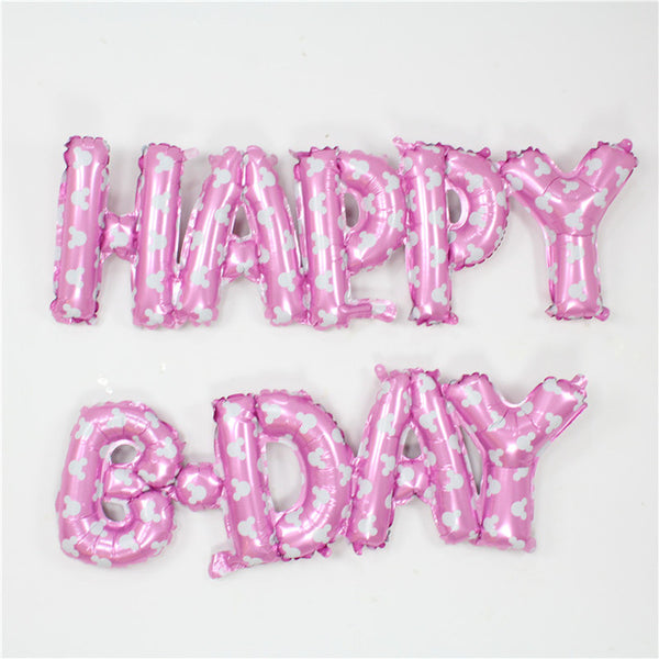 Happy Birthday Balloon Air Letters