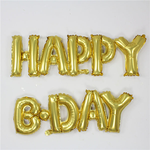 Happy Birthday Balloon Air Letters