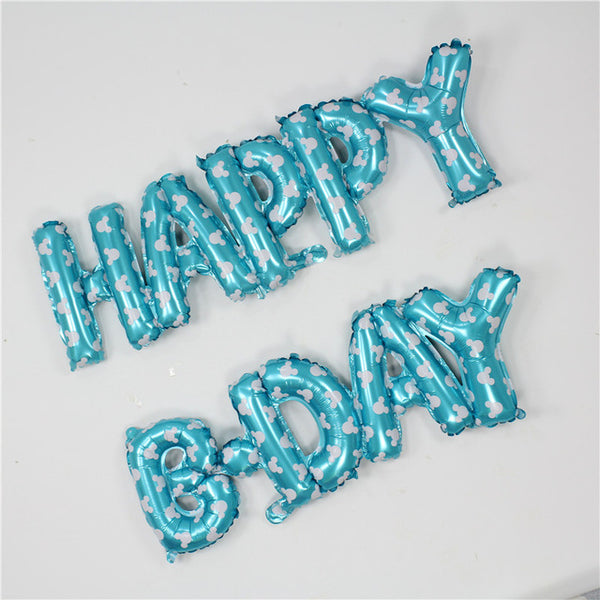 Happy Birthday Balloon Air Letters