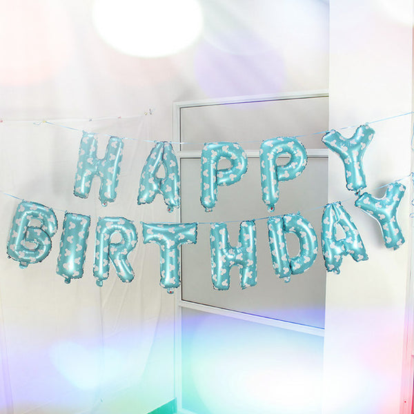 Happy Birthday Balloon Air Letters