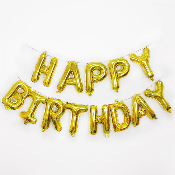 Happy Birthday Balloon Air Letters