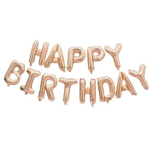 Happy Birthday Balloon Air Letters