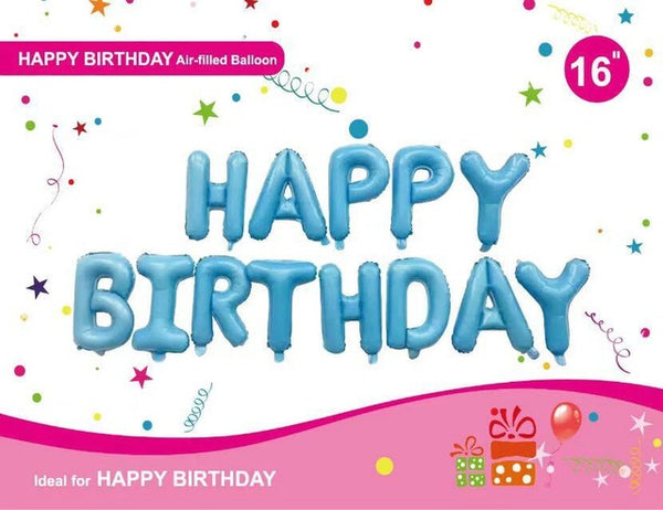 Happy Birthday Balloon Air Letters