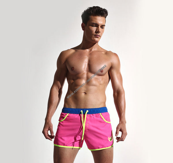 Multi-Colored Men's Swim Surfing Beach Shorts