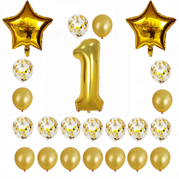 24pcs/set Lovable Pink Balloons