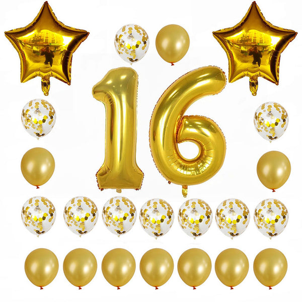 24pcs/set Lovable Pink Balloons