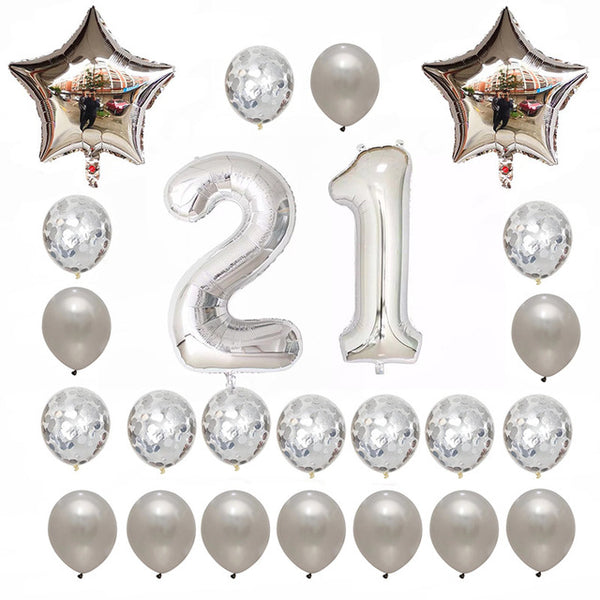 24pcs/set Lovable Pink Balloons