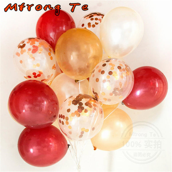 20pcs/lot 12" Bouquet Confetti Balloon