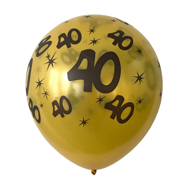 5pc Inflatable Confetti Balloons 12 Inches