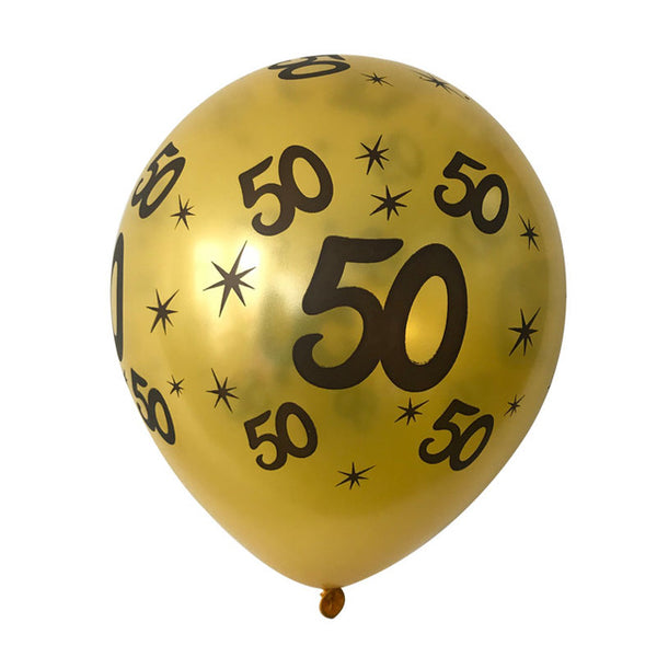 5pc Inflatable Confetti Balloons 12 Inches