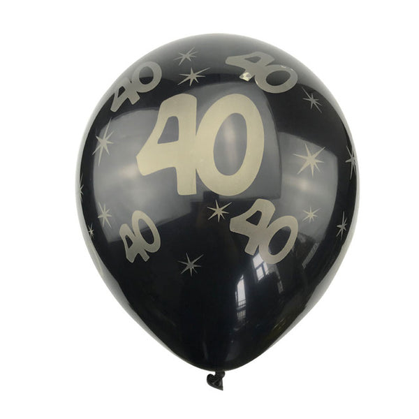 5pc Inflatable Confetti Balloons 12 Inches