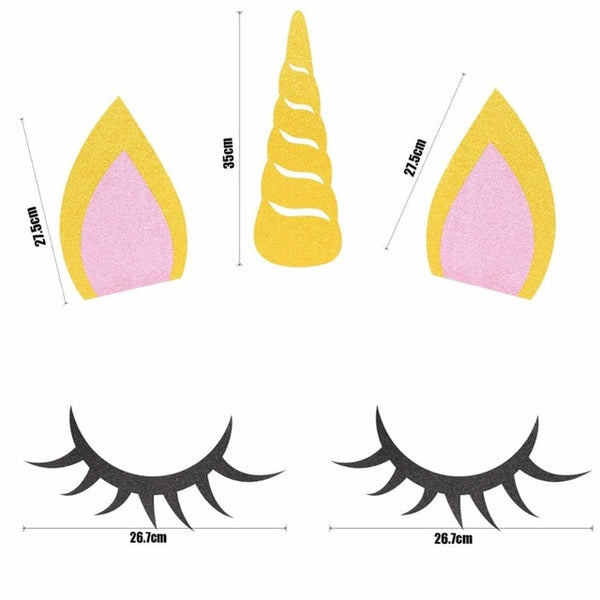 Beautiful Classic Unicorn Birthday Party Set