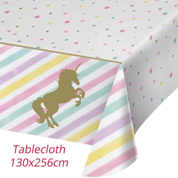 Beautiful Classic Unicorn Birthday Party Set