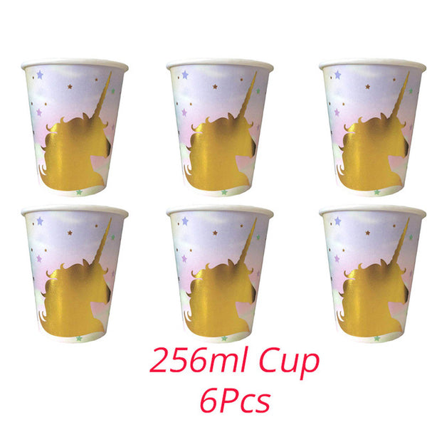 Beautiful Classic Unicorn Birthday Party Set