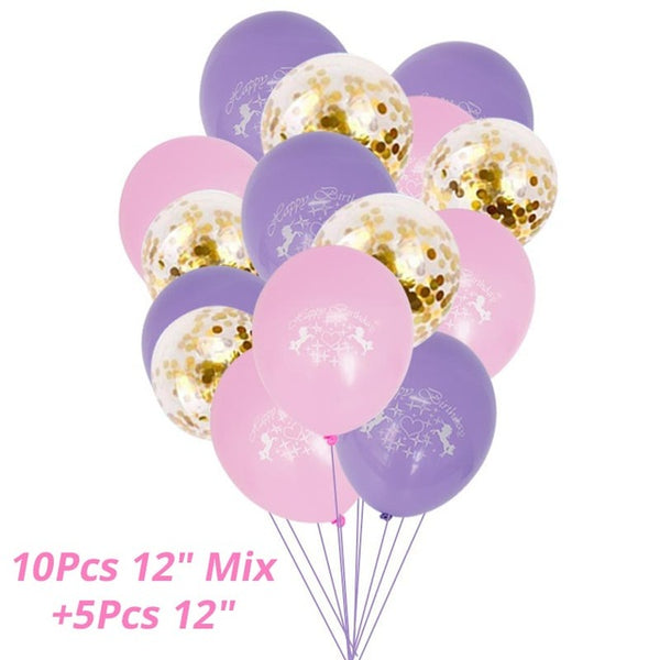 Beautiful Classic Unicorn Birthday Party Set