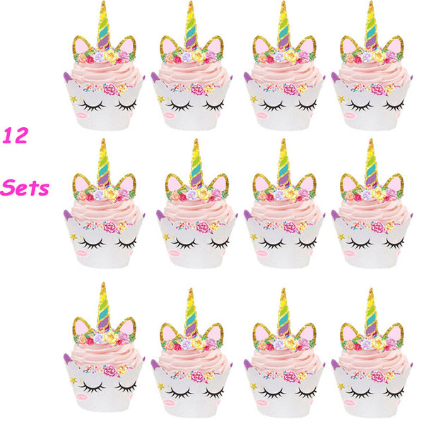 Beautiful Classic Unicorn Birthday Party Set