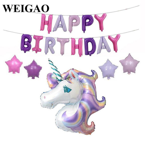 Beautiful Classic Unicorn Birthday Party Set