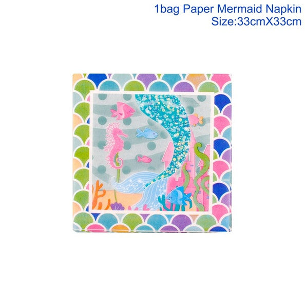 Super Mermaid Under the Sea Birthday Party Kit