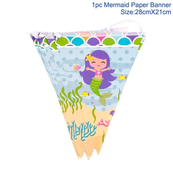 Super Mermaid Under the Sea Birthday Party Kit