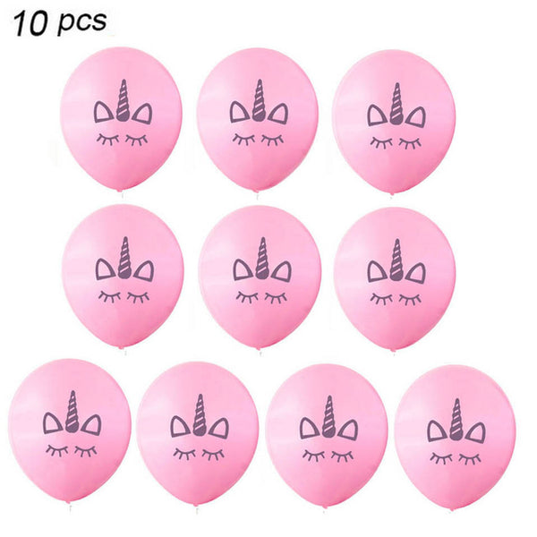10pcs or 20 pcs Classic Unicorn Latex Party Balloons