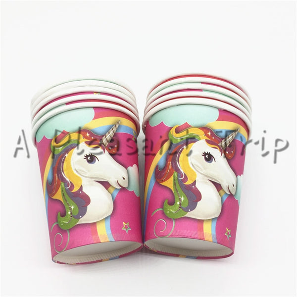 (80pcs) 20 person Super Unicorn Theme Birthday Party Kit