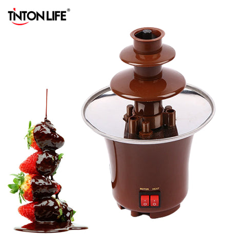 NEW MINI CHOCOLATE FONDUE FOUNTAIN