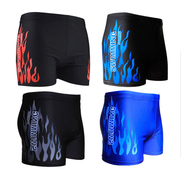 New Men Swimwear Energy Fire Burning Men's Briefs