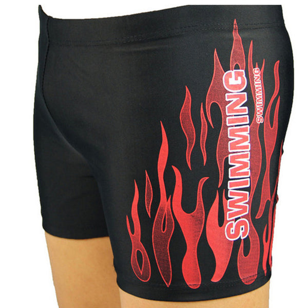 New Men Swimwear Energy Fire Burning Men's Briefs