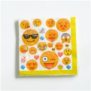 Emoji Smile Kids Birthday Party Decoration Set