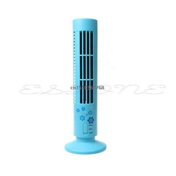 Portable USB Cooling Bladeless Air Conditioner Mini Cooling Cool Desk Tower Fan