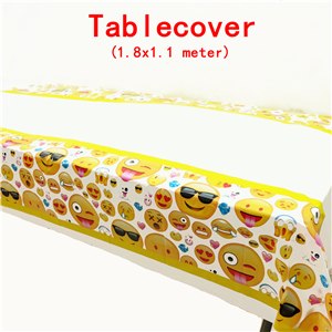 Emoji Smile Kids Birthday Party Decoration Set
