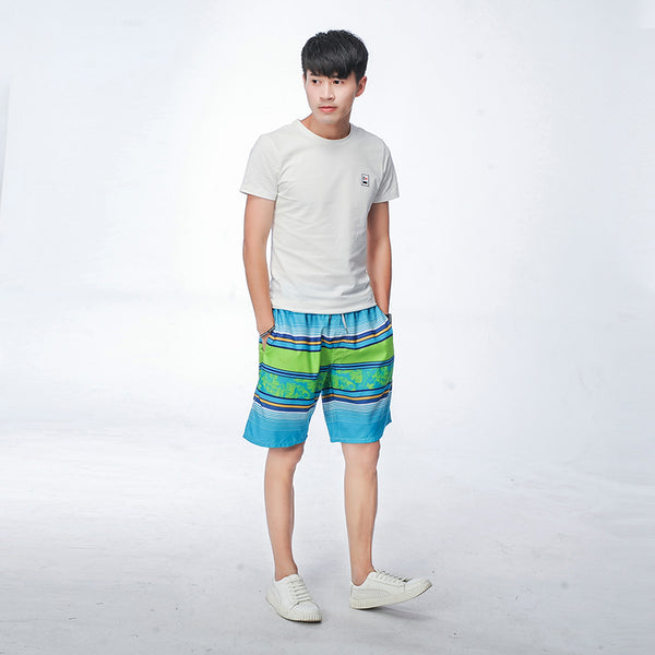 Men Beach Sports Board Printed Swimwear Surf Shorts