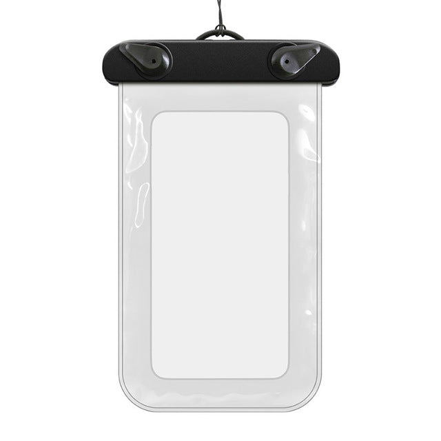 CLEAR WATERPROOF MOBILE PHONE BAGS with STRAP DRY POUCH