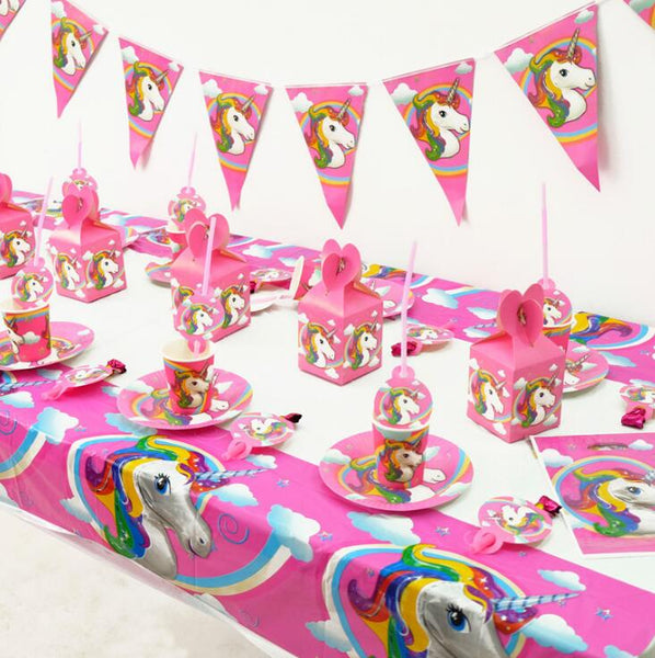 Beautiful Unicorn Themed Birthday Party Kit